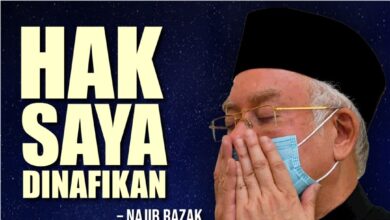 "Hak saya dinafikan" - Najib Razak