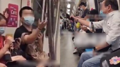 Kecoh 2 penumpang MRT di Singapura ‘bertekak’