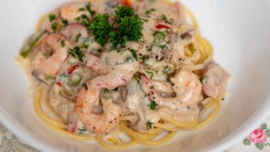 Spaghetti Carbonara Lemak Berkrim dan Sedap