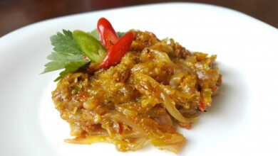 Sambal Tempoyak Ikan Bilis Goreng