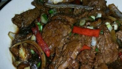 Daging Masak Black Pepper