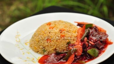 ﻿Nasi Goreng Daging Merah Ala Thai