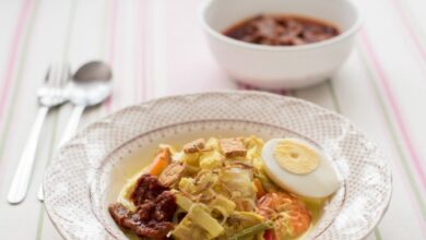 Resepi Lontong dan Kuah Lodeh