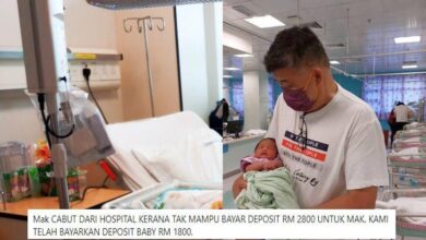 Bayi baru lahir kritikal, ibunya ada kesan koyak besar!