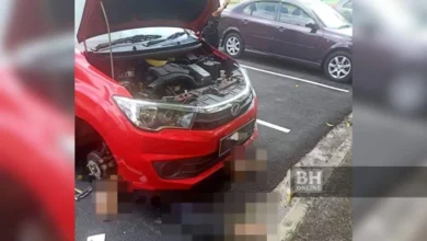 Pemandu Grab maut dihempap kereta ketika tukar minyak hitam