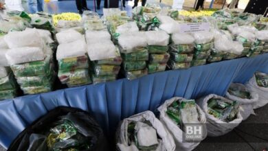Sorok dadah bernilai RM17.9 juta dalam pakaian bundle