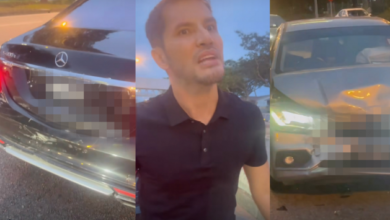 [VIDEO] Aliff Syukri Kemalangan, Kereta Mercedes Remuk -‘Saya Terhentak, Kepala Sakit’