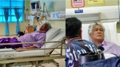 Lawat Jalaluddin Hassan Di Hospital, Norreen Iman Sebak Disuap Makanan [VIDEO]