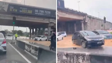 Banjir kilat landa beberapa kawasan di Sepang