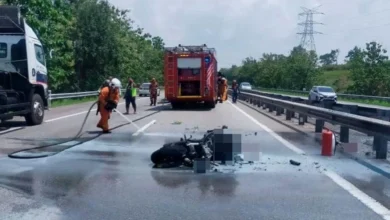 Suami isteri maut nahas dengan trak tentera