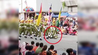 Rebah ketika perbarisan, anggota RELA meninggal dunia