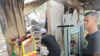 'Ingatkan bunyi bom, rupanya kedai runcit terbakar'