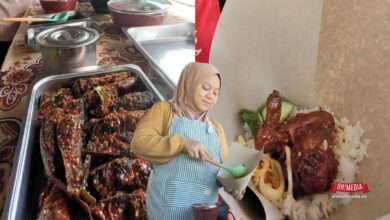 Mek Kelate Jual Nasi Bajet RM4 Sebungkus, Tak Sampai 3 Jam Niaga Semua Sold Out!