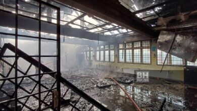 5 bilik darjah SK Permatang Tok Kandu terbakar