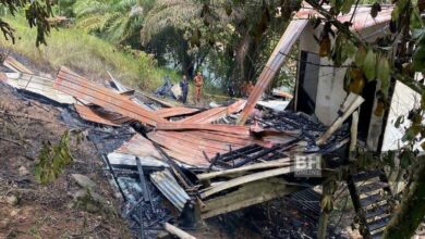 Warga emas rentung rumah terbakar