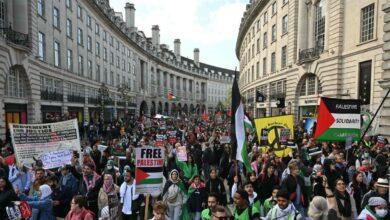 Ribuan di London, New York bersolidariti untuk Palestin