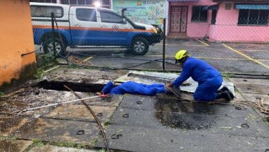 Lebih sejam cari, rupanya mangsa jatuh longkang dah balik mandi