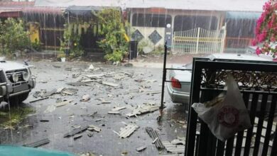 Storm blows off roofs in Ipoh suburb