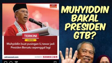 Muhyiddin bakal jadi Presiden 'Geng Takut Bini'?