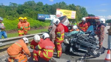 Pemandu maut, lima cedera nahas kereta, lori