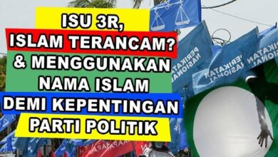 Sudah Sampai Masanya Nama Agama Di Larang Pada Parti Politik