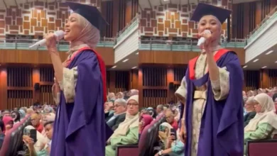 Nabila Razali Menyanyi Di Majlis Konvokesyen Raih Perhatian Ramai [VIDEO]