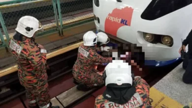 Lelaki maut digilis tren LRT selepas terjatuh ke landasan