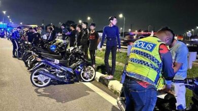 113 motosikal disita dalam Op Samseng Jalanan di Seberang Jaya