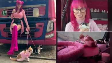 Pemandu trak diberi gelaran 'Barbie Romania'