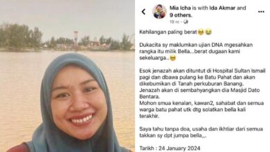 ‘Selamat tinggal Bella, aku sayang kau’ – Kakak