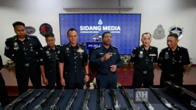 11 pengawal keselamatan ditahan simpan 'pump gun' bawah katil, dalam almari atau kereta