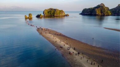 Ribuan saksi laut terbelah di Langkawi
