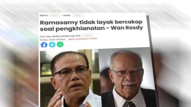 Ramasamy dakwa UMNO lakukan pengkhianatan terbesar terhadap BN