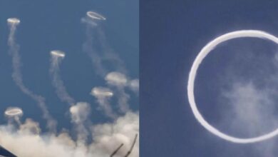 Netizen terpegun lihat fenomena ‘cincin asap’