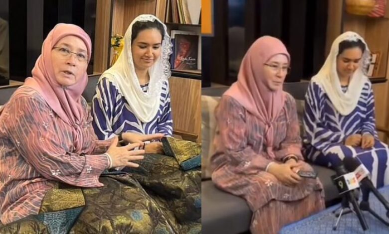 Ucapan Raya Tunku Azizah Bersama “Bakal Isteri” Tengku Hassanal? [VIDEO]