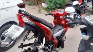 Pencuri ‘kebas’ roda belakang motosikal