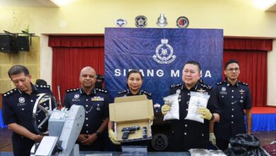 Pasangan kekasih dalang sindiket dadah ditangkap bersama pistol