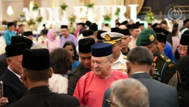 Agong, Raja Permaisuri sambut Hari Raya Aidilfitri di Istana Negara