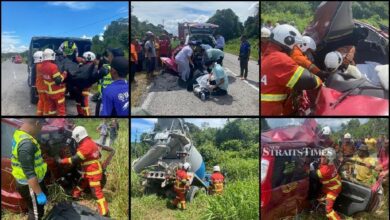 Two siblings killed in crash involving MPV and cement lorry in Kuching