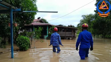 62 rumah di 3 kampung di Melaka terjejas akibat banjir kilat
