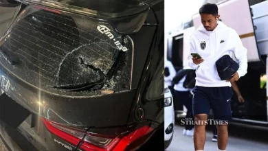 Safiq Rahim becomes latest football star targeted; car's rear windscreen smashed