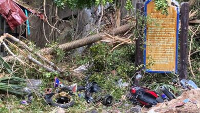 Enam motosikal dihempap runtuhan batu di Gua Kelam