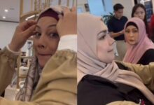 Siti Nurhaliza Betulkan Tudung Sharifah Shahirah Raih Perhatian Ramai! [VIDEO]