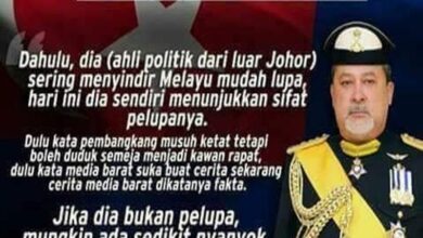 Kalau Johor Yang Pertama Tandatangan Serah Negeri Kepada British, Siapa Pula PM Pertama Yang Serahkan Tanah Johor Kepada Singapura