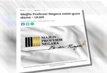 Majlis Profesor Negara Di Dakwa Salah Guna Dana Kerajaan, Tak Nak Salahkan Najib Ker