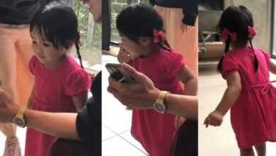 Gelagat Anak Ernie Zakri Tak Tentu Arah Bila Lihat ‘Aziz Harun’ Dalam Telefon [VIDEO]