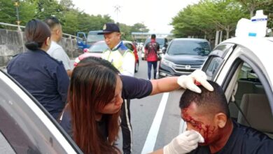 Pemandu mabuk rempuh anggota polis Johor