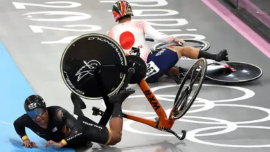 National track cyclist Shah Firdaus Sahrom tumbles to the track after a collision involving two other riders at the Paris Olympics keirin final today. (Bernama pic) National track cyclist Shah Firdaus Sahrom tumbles to the track after a collision involving two other riders at the Paris Olympics keirin final today. (Bernama pic) PETALING JAYA: National track cyclist Shah Firdaus Sahrom crashed in the final lap of the men’s keirin final at the Paris Olympics today, shattering Malaysia’s hopes of a first ever Olympic gold medal. Shah Firdaus was relegated for “moving towards the inside of the track when an opponent was already there”. PROTRIP-WORLD Insurance - Covers up to 2 years - For Long-Term Stays Abroad www.protrip-world.com/students PROTRIP-WORLD Insurance - Covers up to 2 years - For Long-Term Stays Abroad Ad The result brings down the curtain on Malaysia’s Olympic Games campaign, with only two bronze medals to show. They were won by badminton singles ace Lee Zii Jia and doubles pair Aaron Chia-Soh Wooi Yik. Yesterday, Malaysia’s gold medal hopes had ridden with national track cycling champion Azizulhasni Awang in the men’s keirin, but he was disqualified after overtaking the derny before it pulled off the track. The keirin gold medal was won by Harrie Lavreysen of the Netherlands, with Australians Matthew Richardson and Matthew Glaetzer taking silver and bronze. Minister blasts relegation decision After the race, Shah Firdaus was complimented by investment, trade and industry minister Tengku Zafrul Aziz for giving it his all at the final. “Thank you Shah Firdaus, you’ve done your best. We’ll try again at the Los Angeles Olympics,” he said But the minister also accused the Olympic cycling commissaire of being biased in his decision to relegate Shah Firdaus. Related video: Indian athletes' performance in Paris one of our best in Olympics: Abhinav Bindra (India Today) First individual gold medalist from India,Video Player is loading. India Today Indian athletes' performance in Paris one of our best in Olympics: Abhinav Bindra “Another decision by the commissaire that was biased and not on Malaysia’s side,” he said in a post on the X social media app, in a reference that included the decision yesterday to disqualify Malaysia’s keirin star Azizulhasni Awang. Earlier today, former sports minister Khairy Jamaluddin also accused cycling officials of bias against Azizulhasni. He said there was a clear precedent that a warning could have been given instead of outright disqualification.