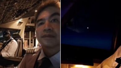 Juruterbang rakam UFO ‘menari ‘di langit