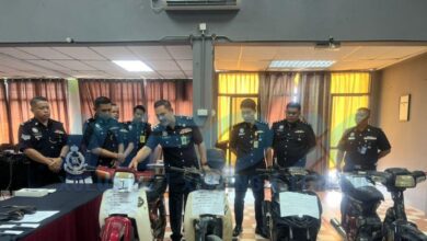 Curi, sorok sebelum buang motosikal curi ke dalam sungai